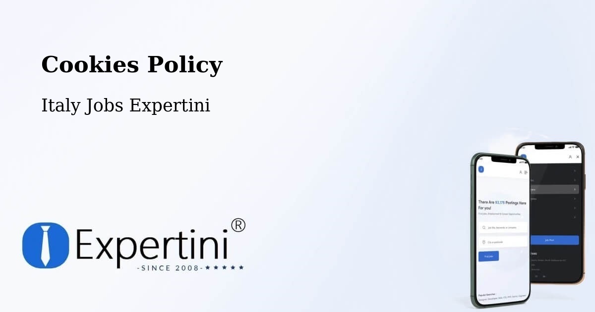 Cookies Policy - Italy Jobs Expertini